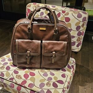 Tumi Brown Leather Laptop Bag